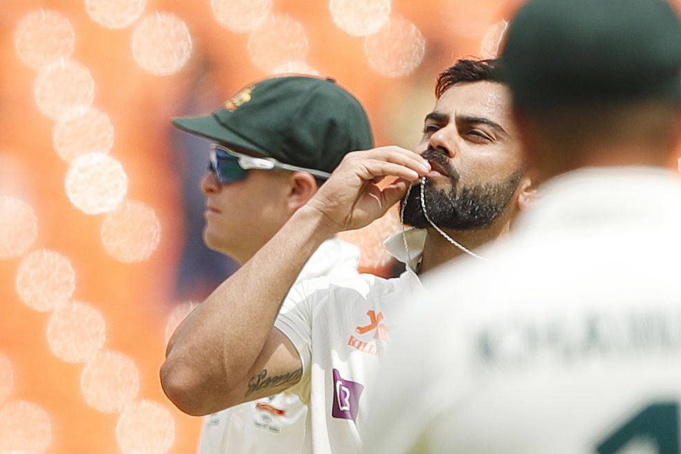 Virat Kohli after his century in the Ahmedabad Test vs Australia [P:C: BCCI]