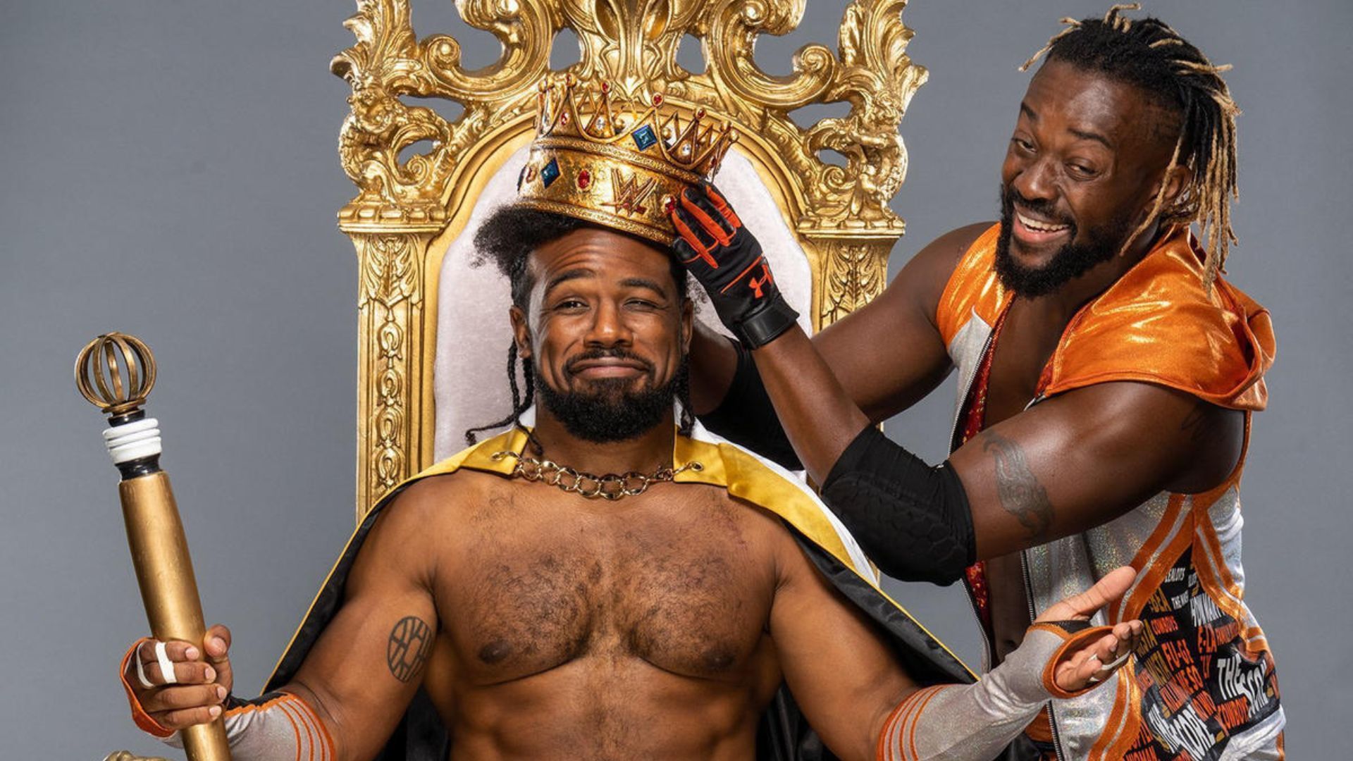 Xavier Woods (left) and Kofi Kingston (right)