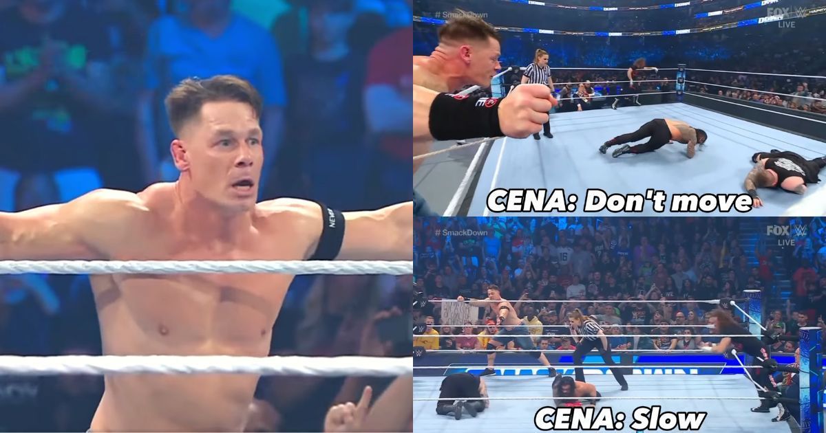Cena was heard calling spots during his most recent SmackDown match.