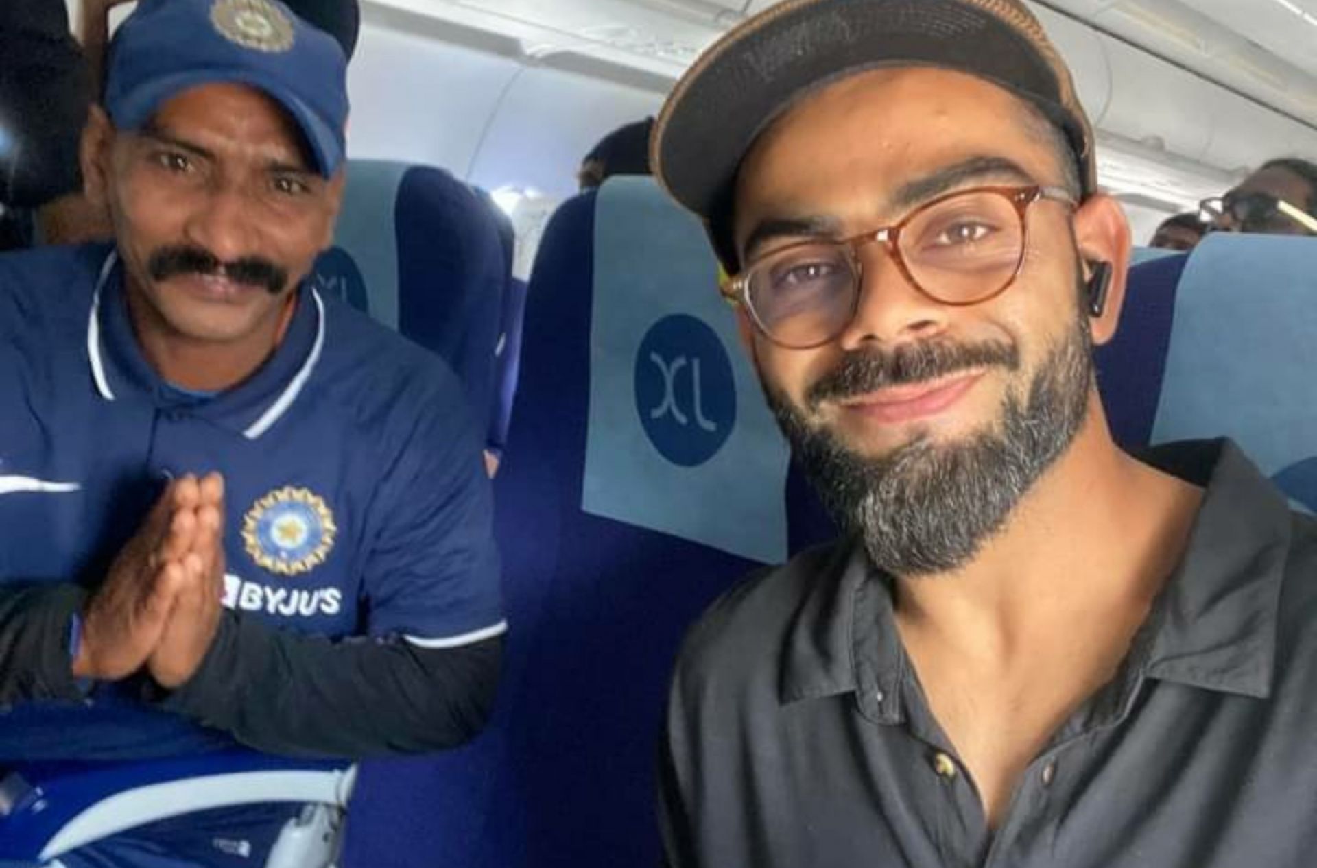 Virat Kohli with Sachin