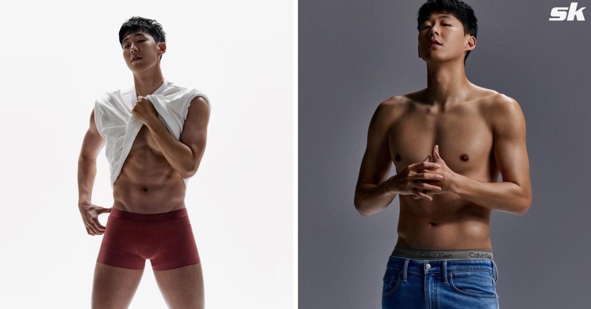 Tottenham star Son Heung-min shares snaps from Calvin Klein photoshoot as social media post goes viral