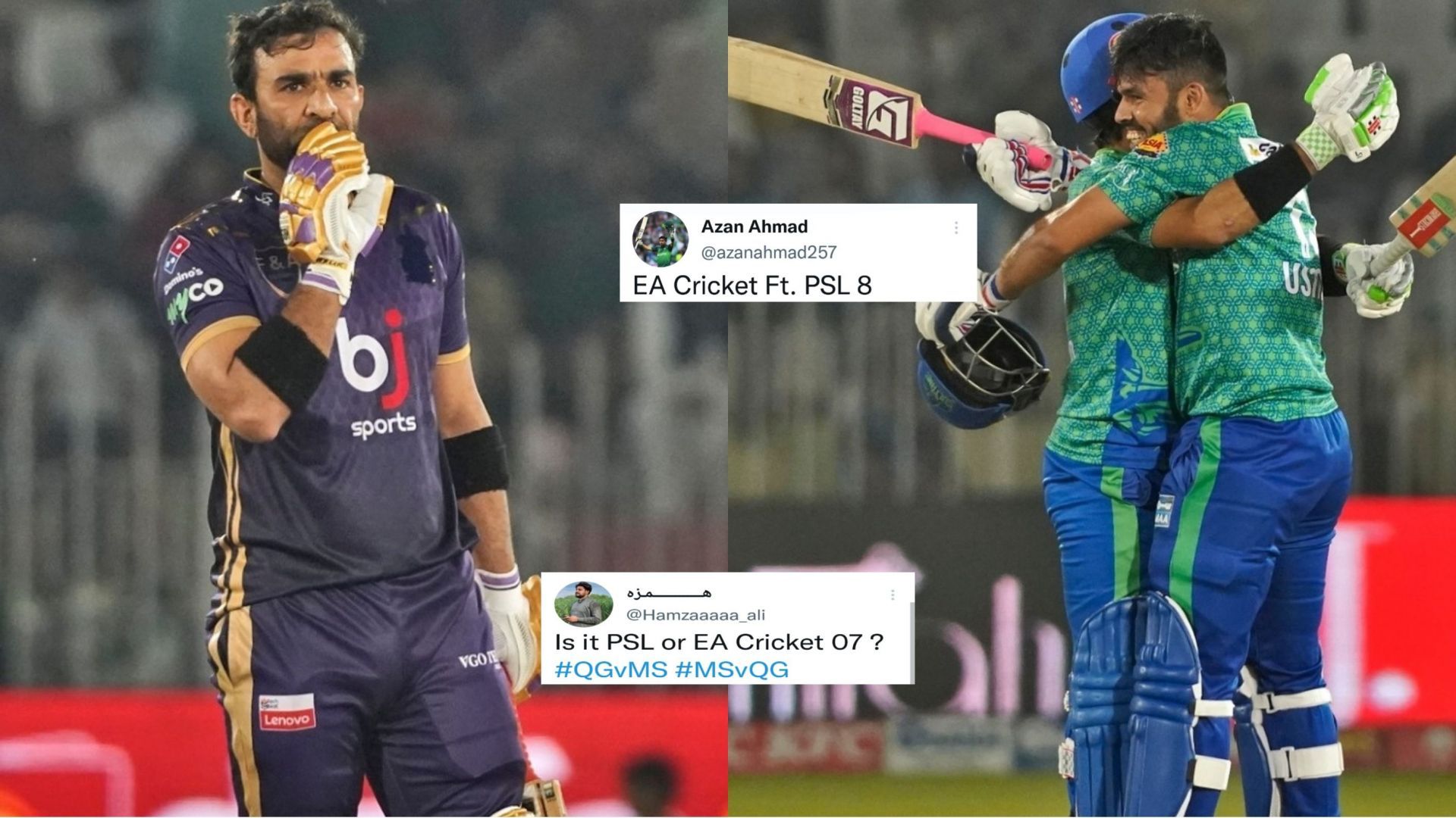 Multan Sultans beat Quetta Gladiators in a run-fest (Image: Twitter)