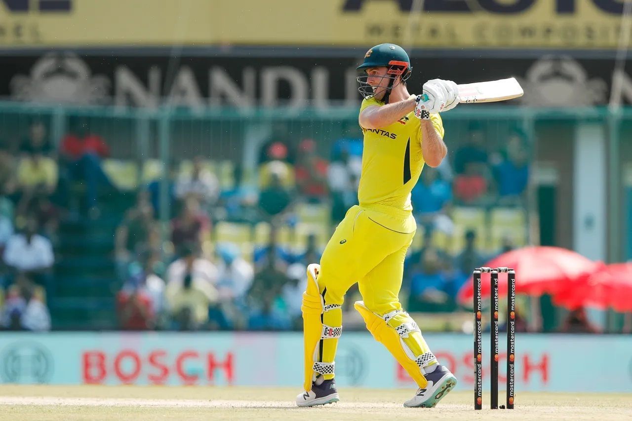 Mitchell Marsh was the Player of the Series in the three ODIs between India and Australia. [P/C: BCCI]