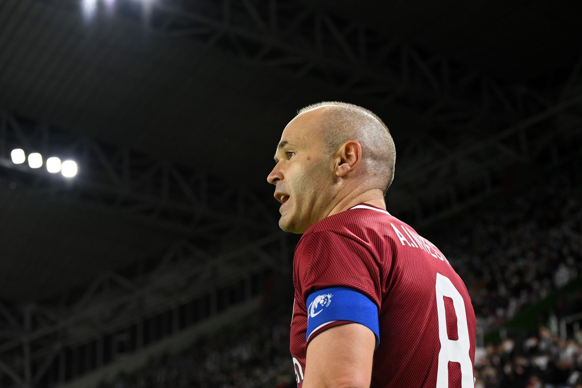 Andres Iniesta plays for Vissel Kobe.