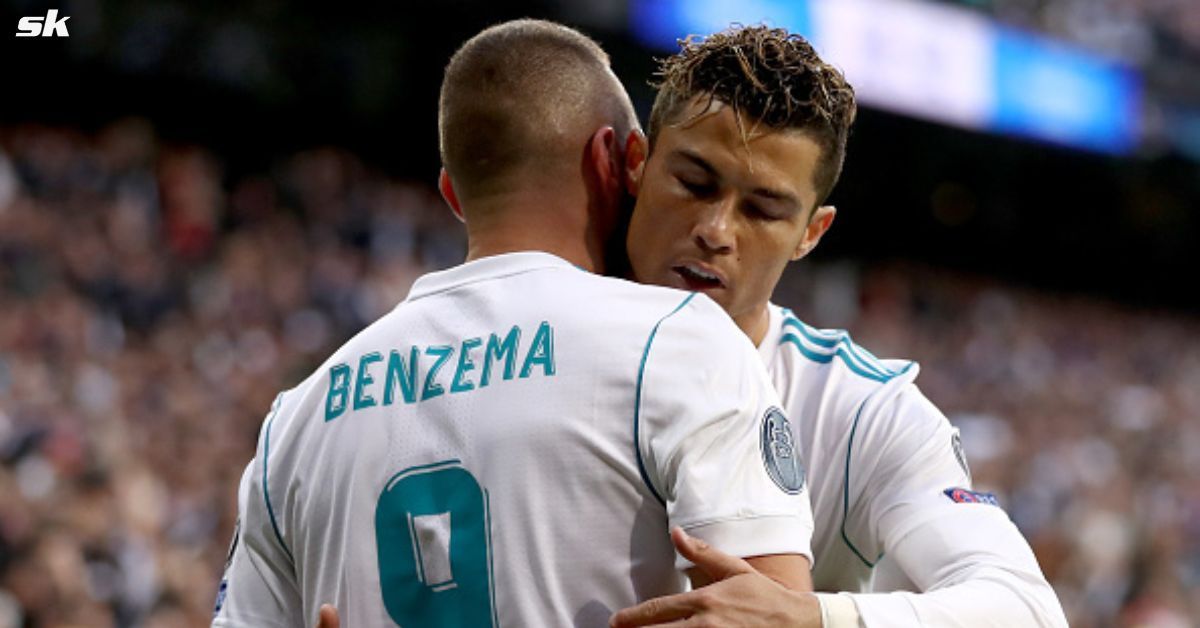 Karim Benzema in pursuit of Cristiano Ronaldo