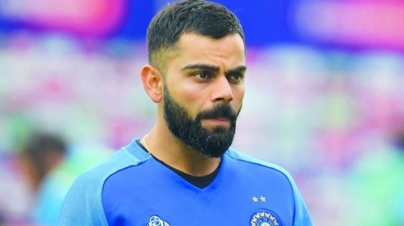 Kohli with a crew cut ahead of the 2019 ICC Cricket World Cup