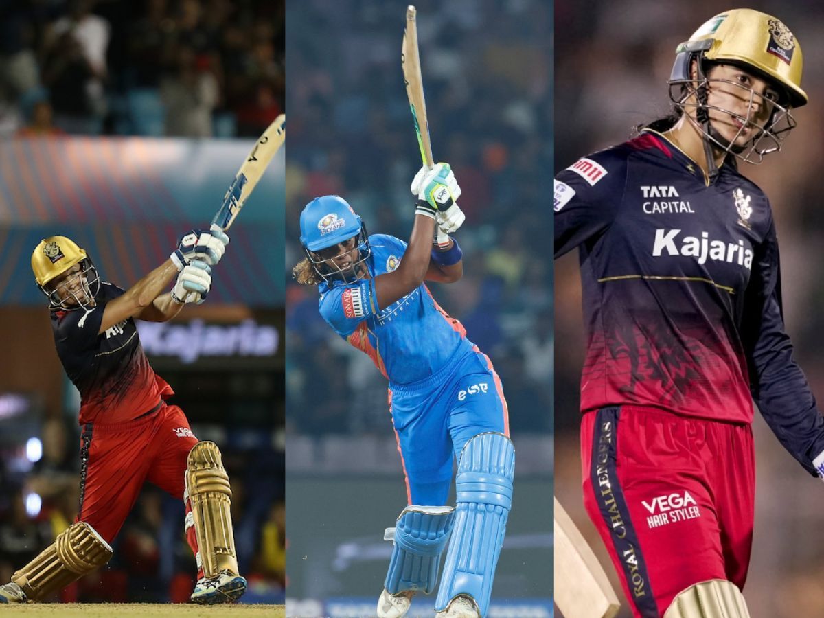 Predicting the top three run scorers in the RCB-W vs MI-W WPL match.