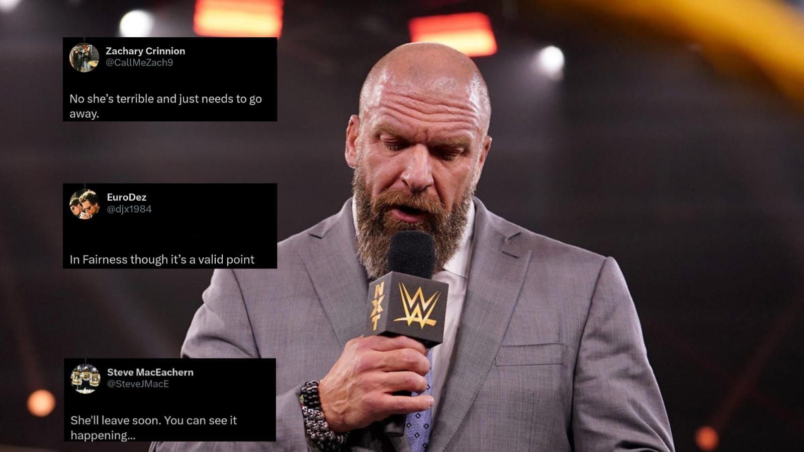 Triple H is the head of WWE