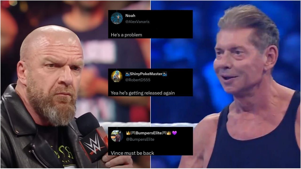 Triple H(left) and Vince McMahon(right)