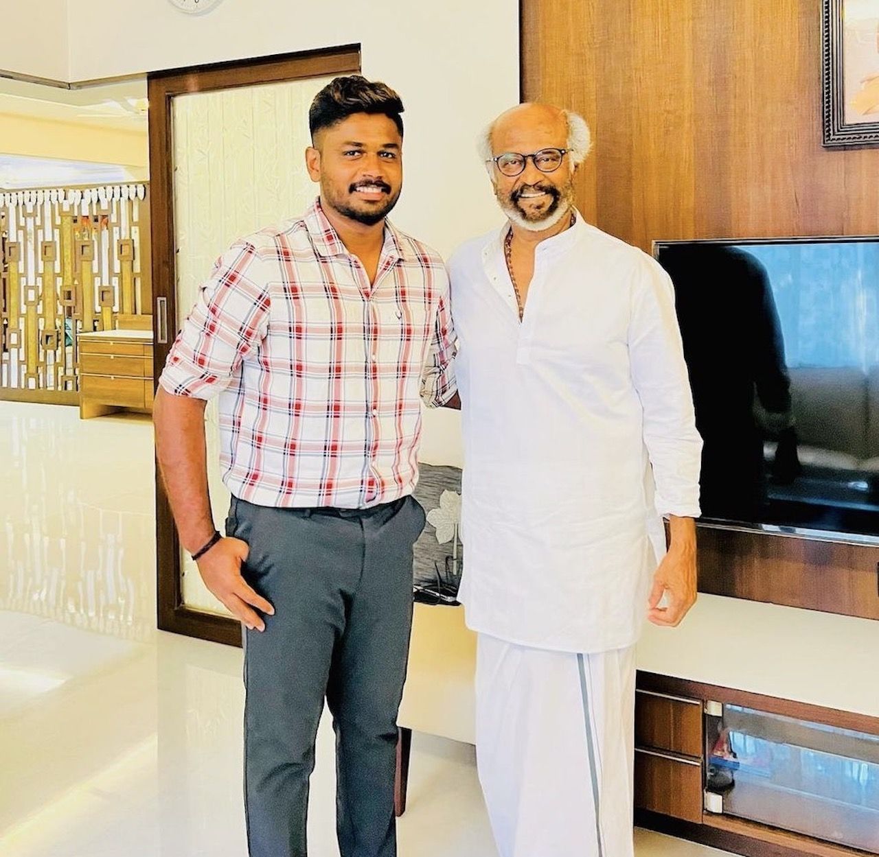 Sanju Samson is huge fan of legendary actor Rajinikanth (Photo credit: Instagram/@imsanjusamson)