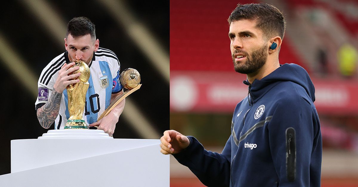 Christian Pulisic dubs Lionel Messi the GOAT after World Cup success.