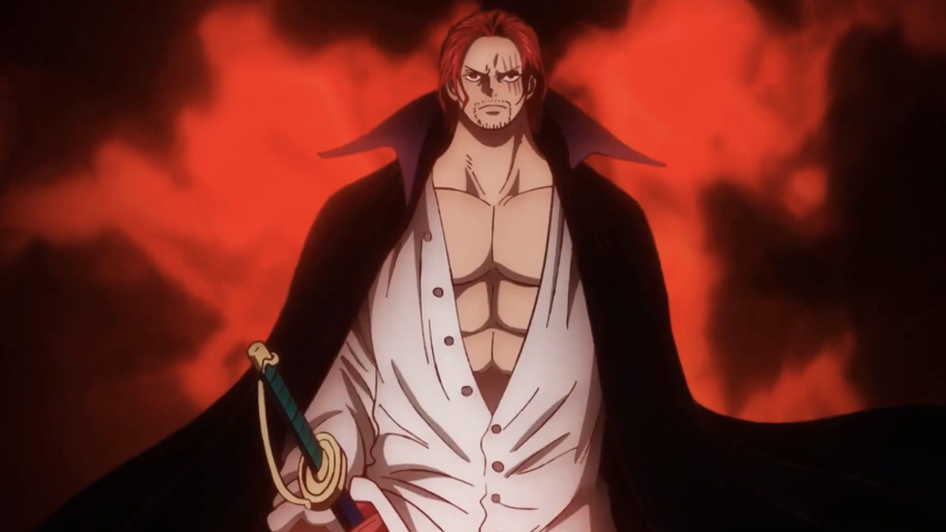 Shanks is a very refined fighter (Image via Toei Animation, One Piece)