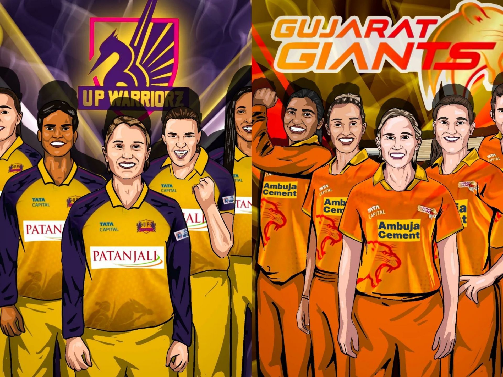 UP Warriorz are set to lock horns with Gujarat Giants in Match 3 of WPL 2022 [Pic Credit: Sportskeeda]