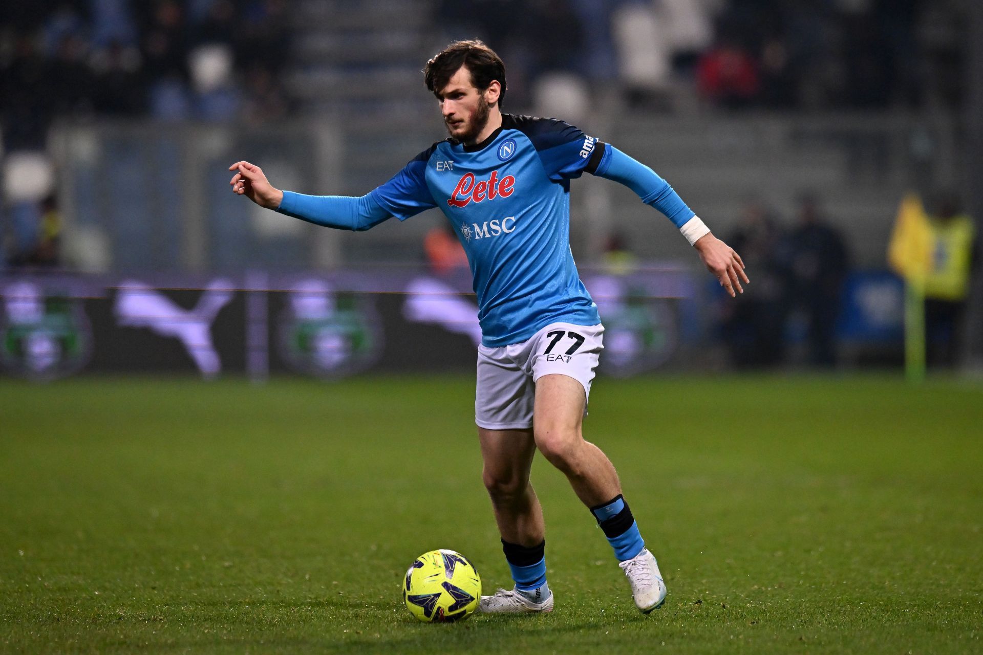 Khvicha Kvaratskhelia has been in red-hot form for Napoli this season.