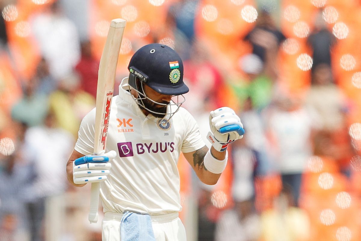 Kohli celebrating his 100 vs Australia [Pic Credit: BCCI]