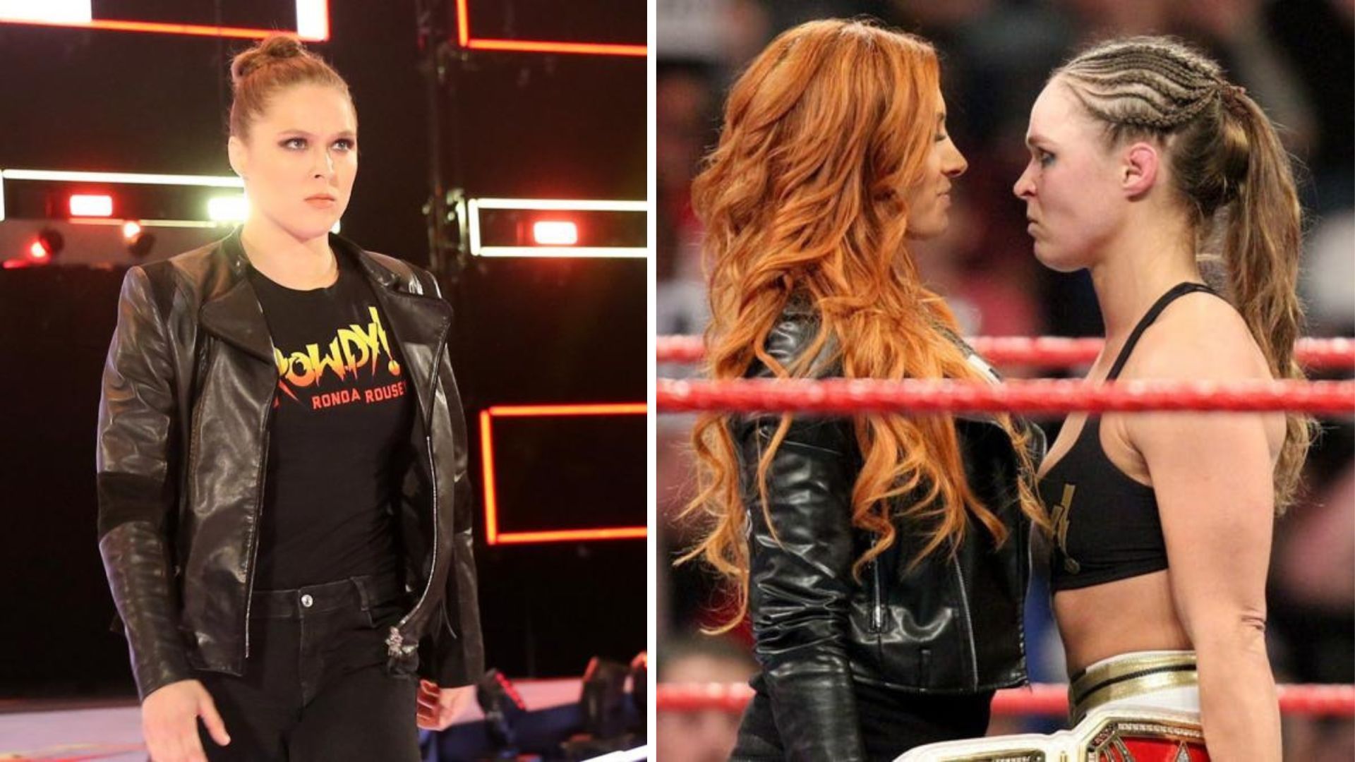 WWE Superstars Ronda Rousey and Becky Lynch