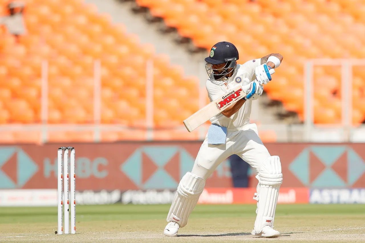 Virat Kohli scored a slightly circumspect century in India
