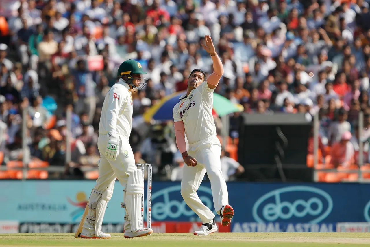 The Indian seamers were slightly wayward with the new ball. [P/C: BCCI]