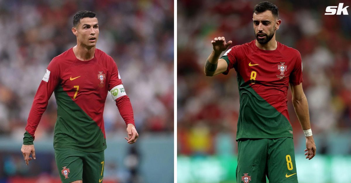 There have been talk of a rift between Cristiano Ronaldo and Bruno Fernandes