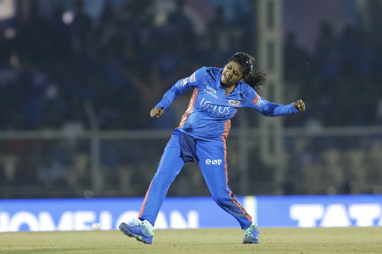 Saika Ishaque is the leading wicket-taker in WPL 2023 [Pic Credit: Getty Images]