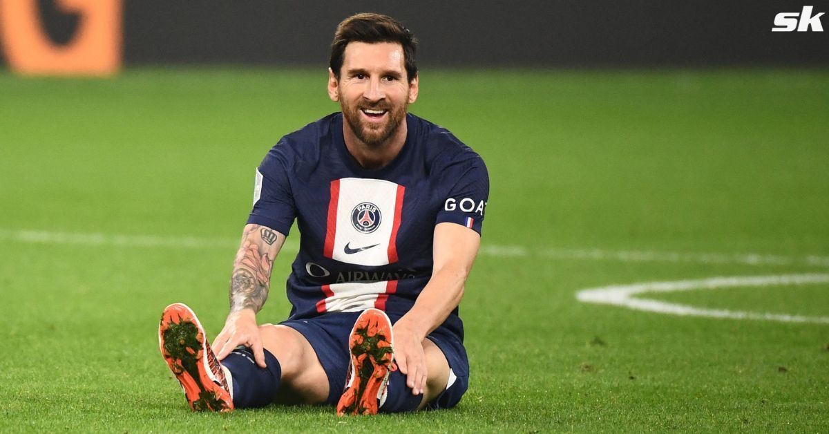 Paris Saint-Germain (PSG) forward Lionel Messi.