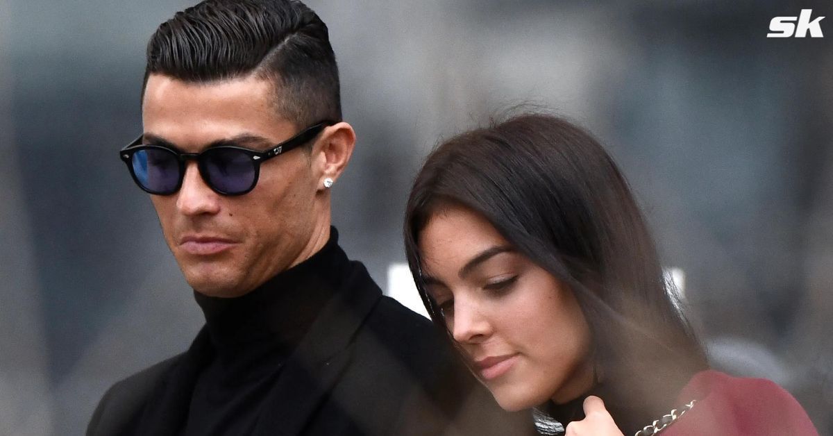 Cristiano Ronaldo and Georgina Rodriguez were spotted leaving a restaurant in Madrid on Tuesday