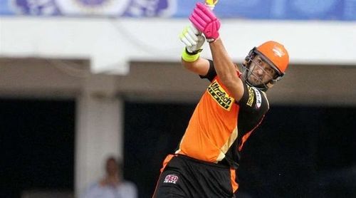 Yuvraj Singh in action for SRH. Pic: BCCI