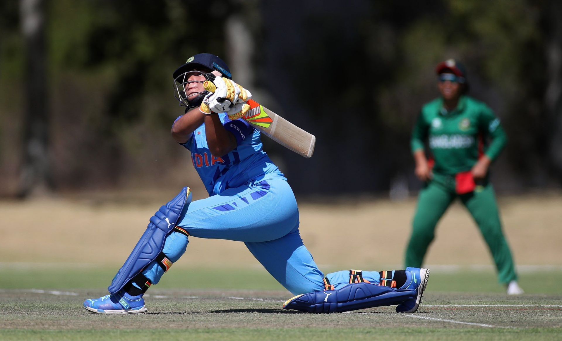 Richa Ghosh in action during the Women