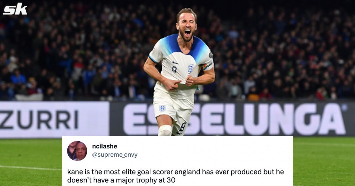 Harry Kane breaks England