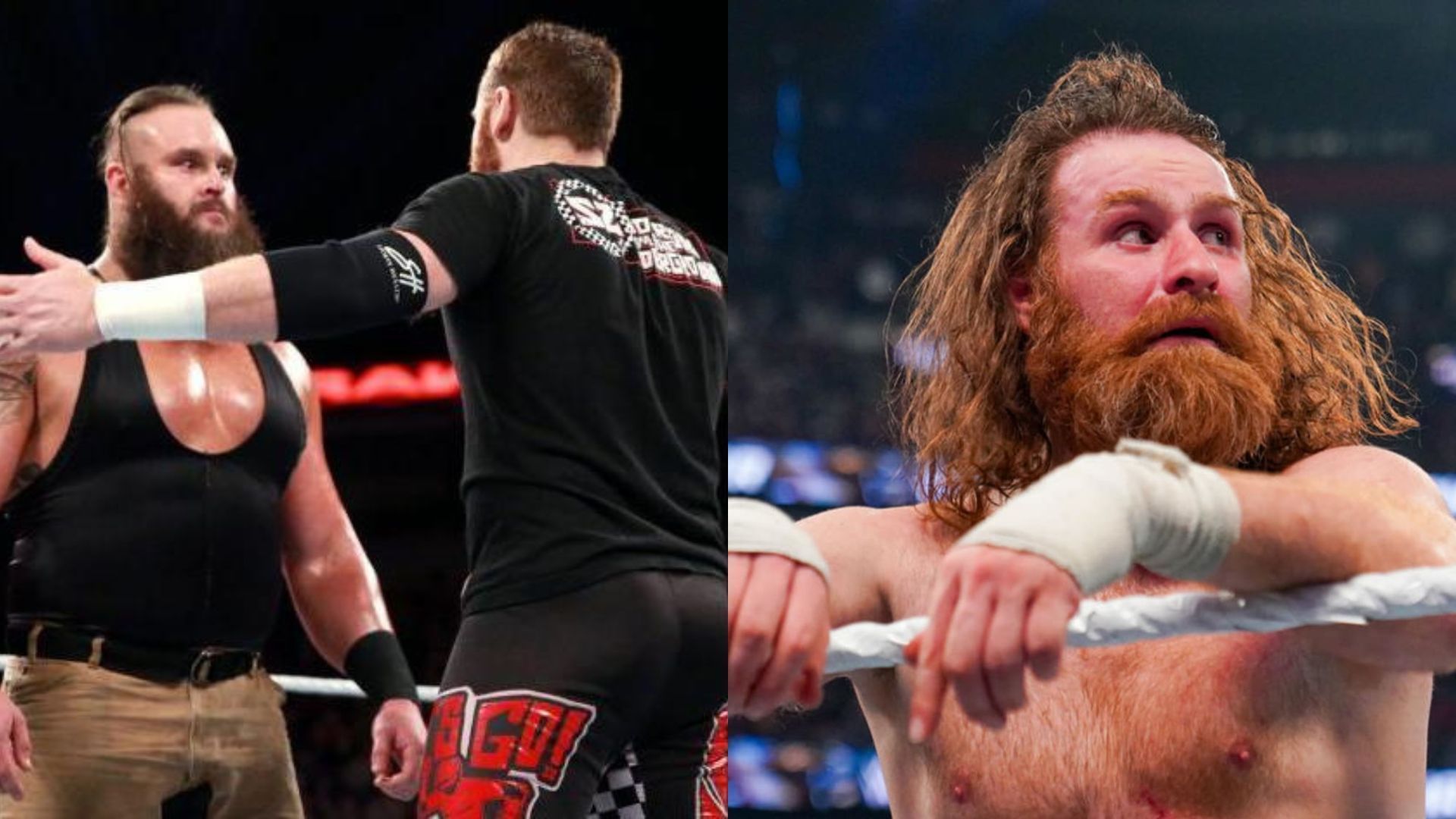 An AEW star reacted to Sami Zayn and Braun Strowman