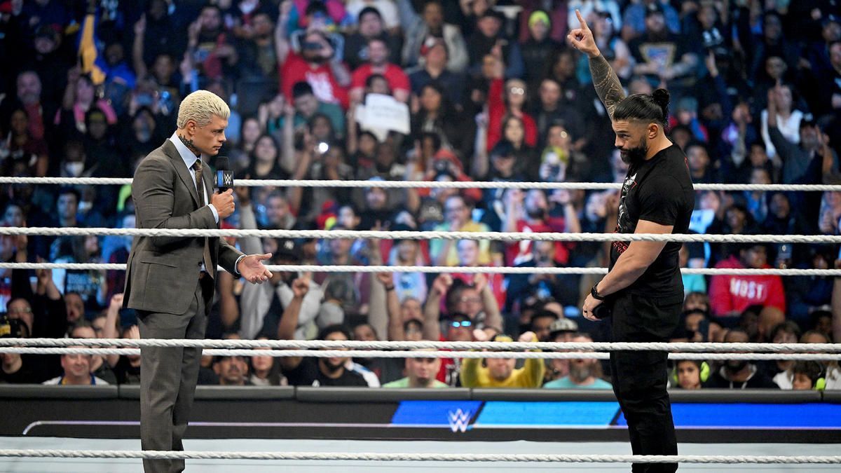 Cody Rhodes and Roman Reigns came face-to-face on SmackDown!