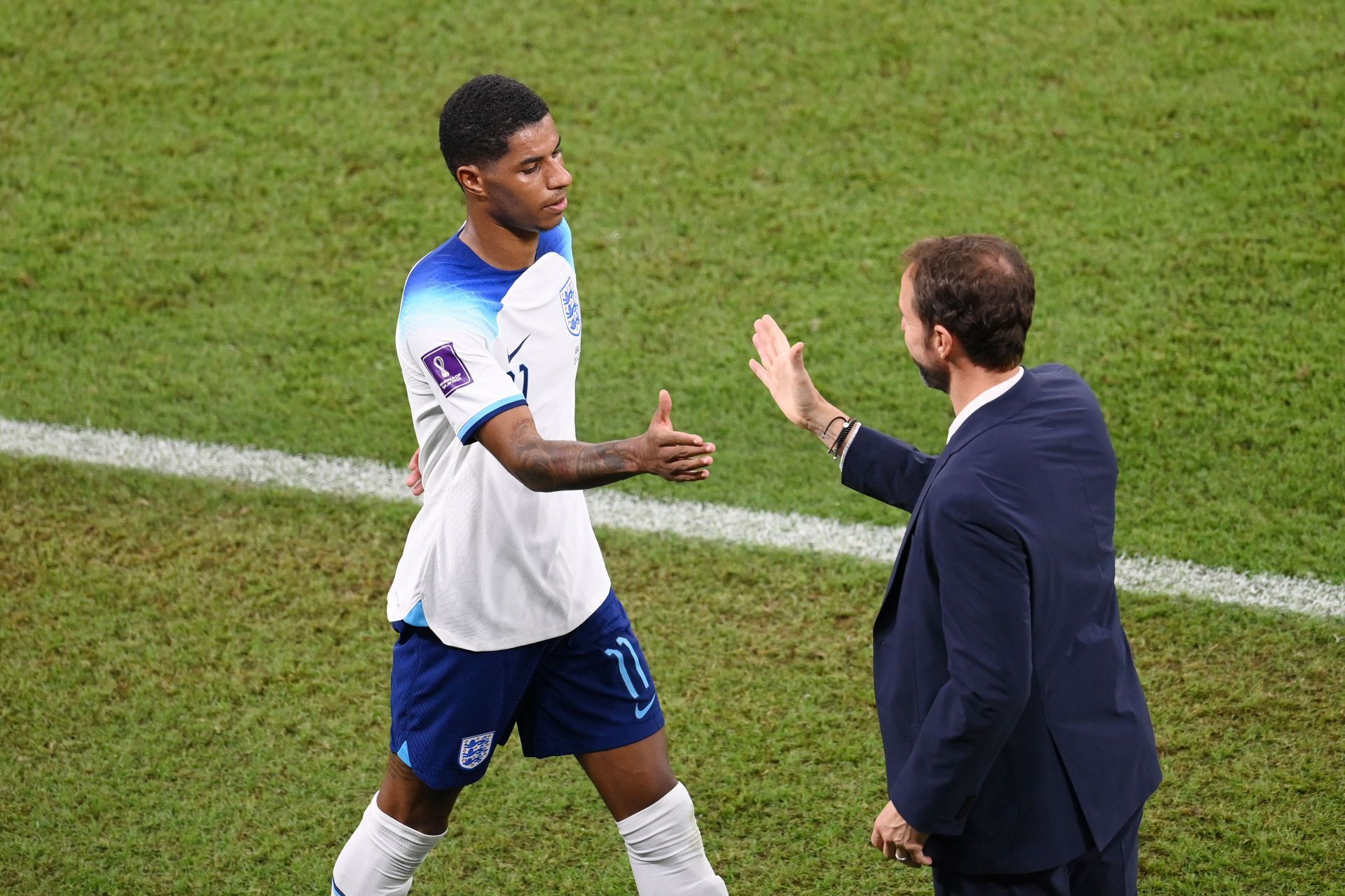 Marcus Rashford withdrew from Southgate's squad.