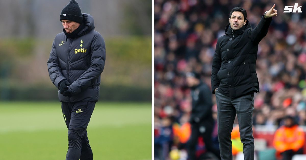 Antonio Conte and Mikel Arteta  