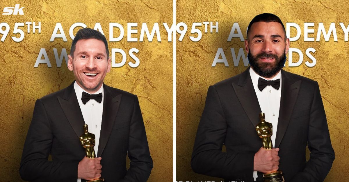 Lionel Messi (left) and Karim Benzema (right)