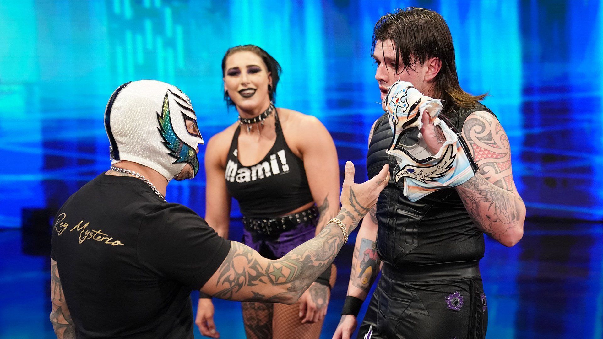 Rhea Ripley, Rey & Dominik Mysterio