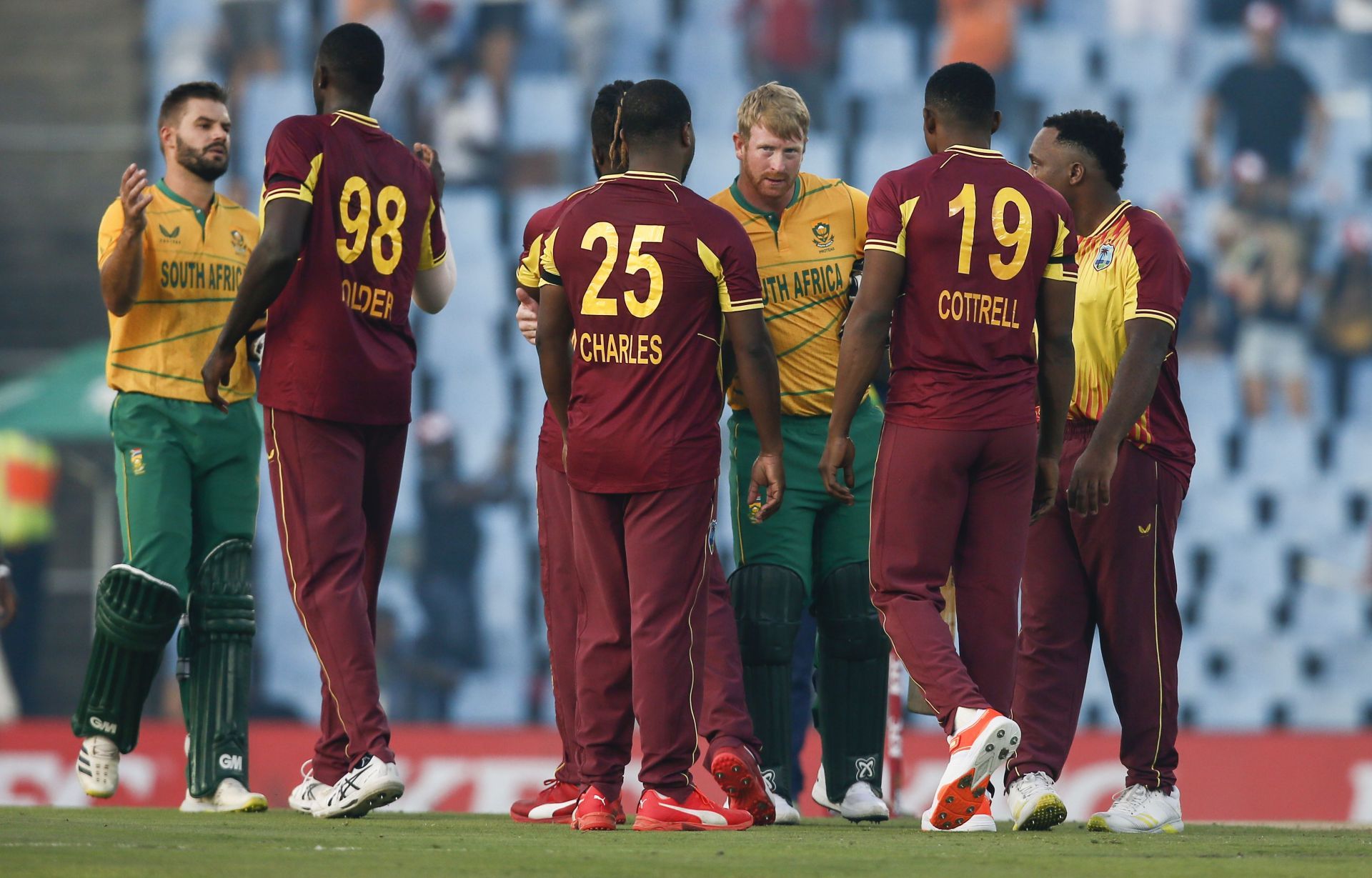 South Africa v West Indies - 1st T20 International