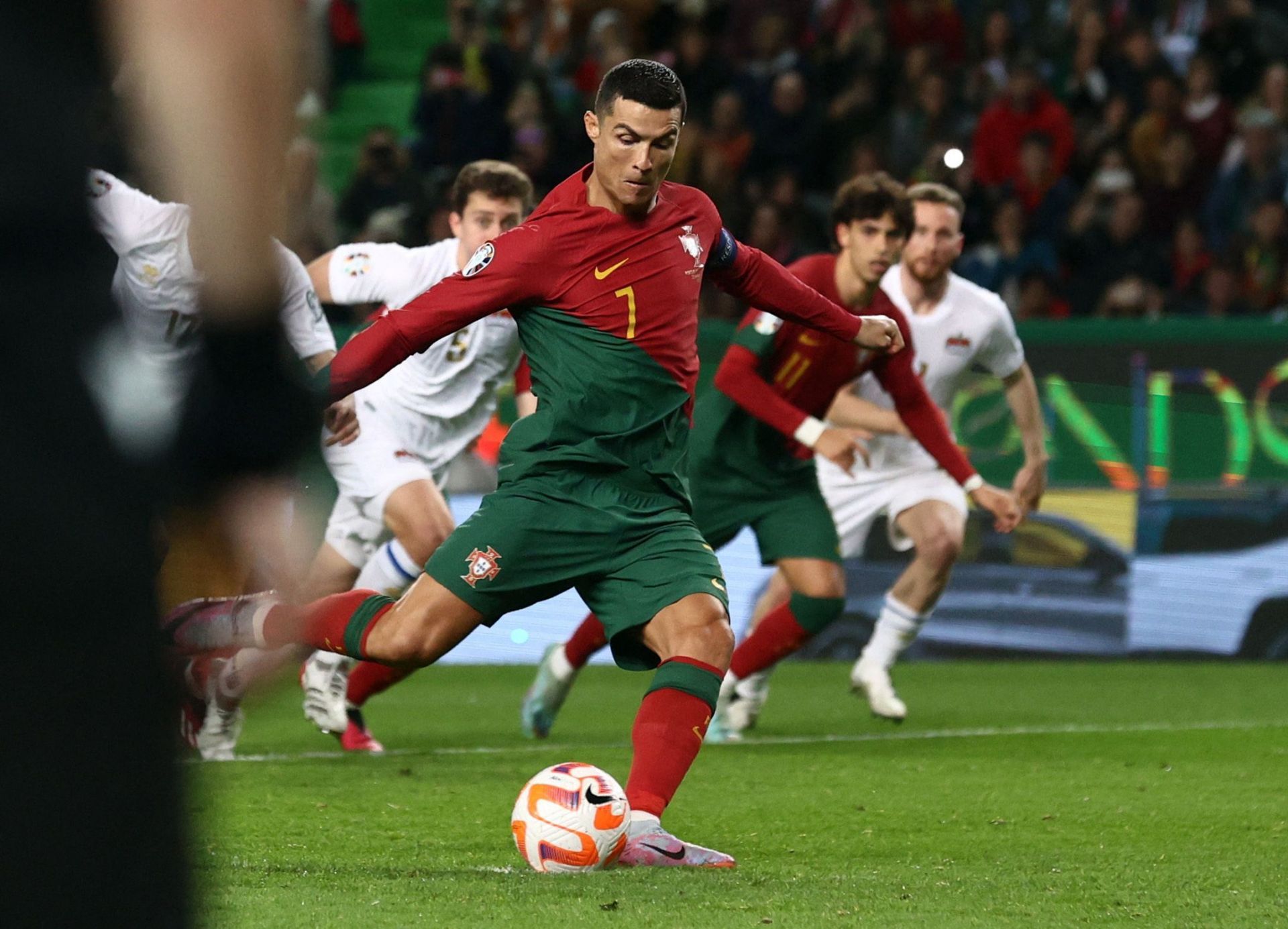 Cristiano Ronaldo added another feather to his cap and two more goals to his record on Thursday
