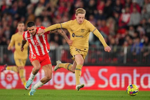 Frenkie de Jong (right) refused to come to Old Trafford last summer.