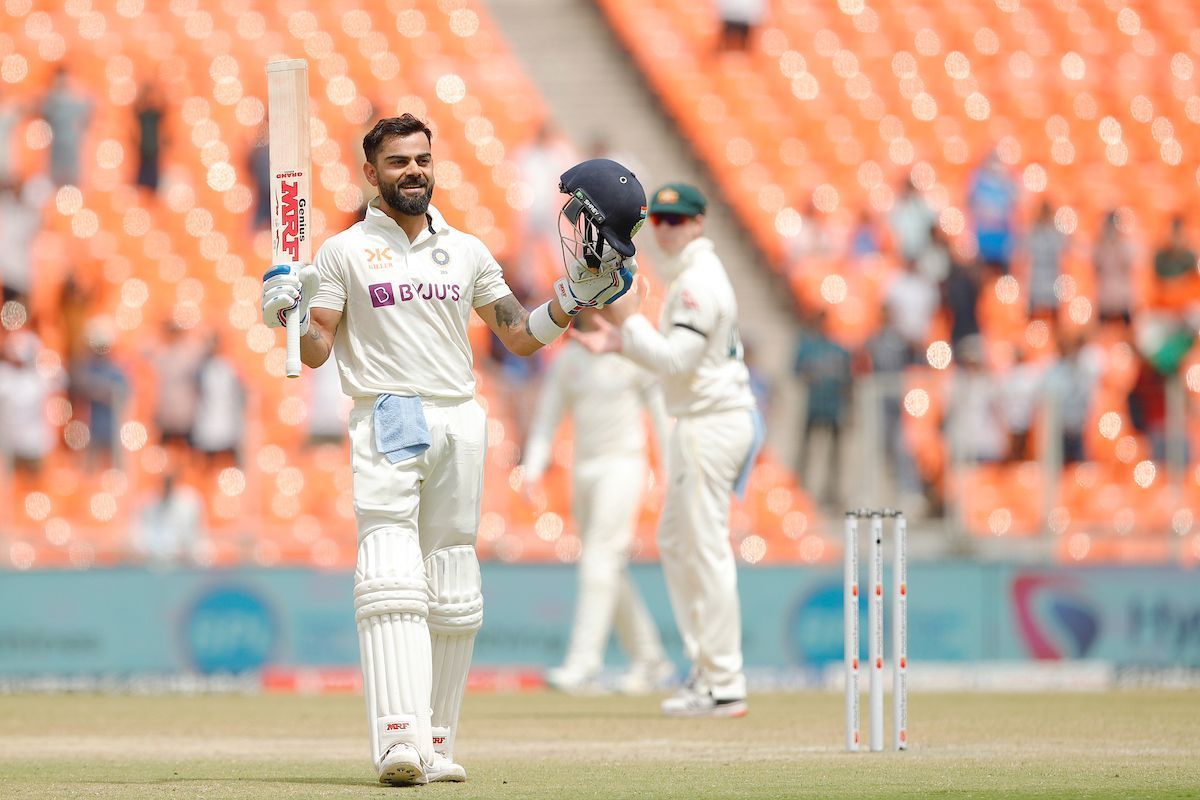 Virat Kohli scored a brilliant 186 in Ahemdabad [Pic Credit: BCCI]