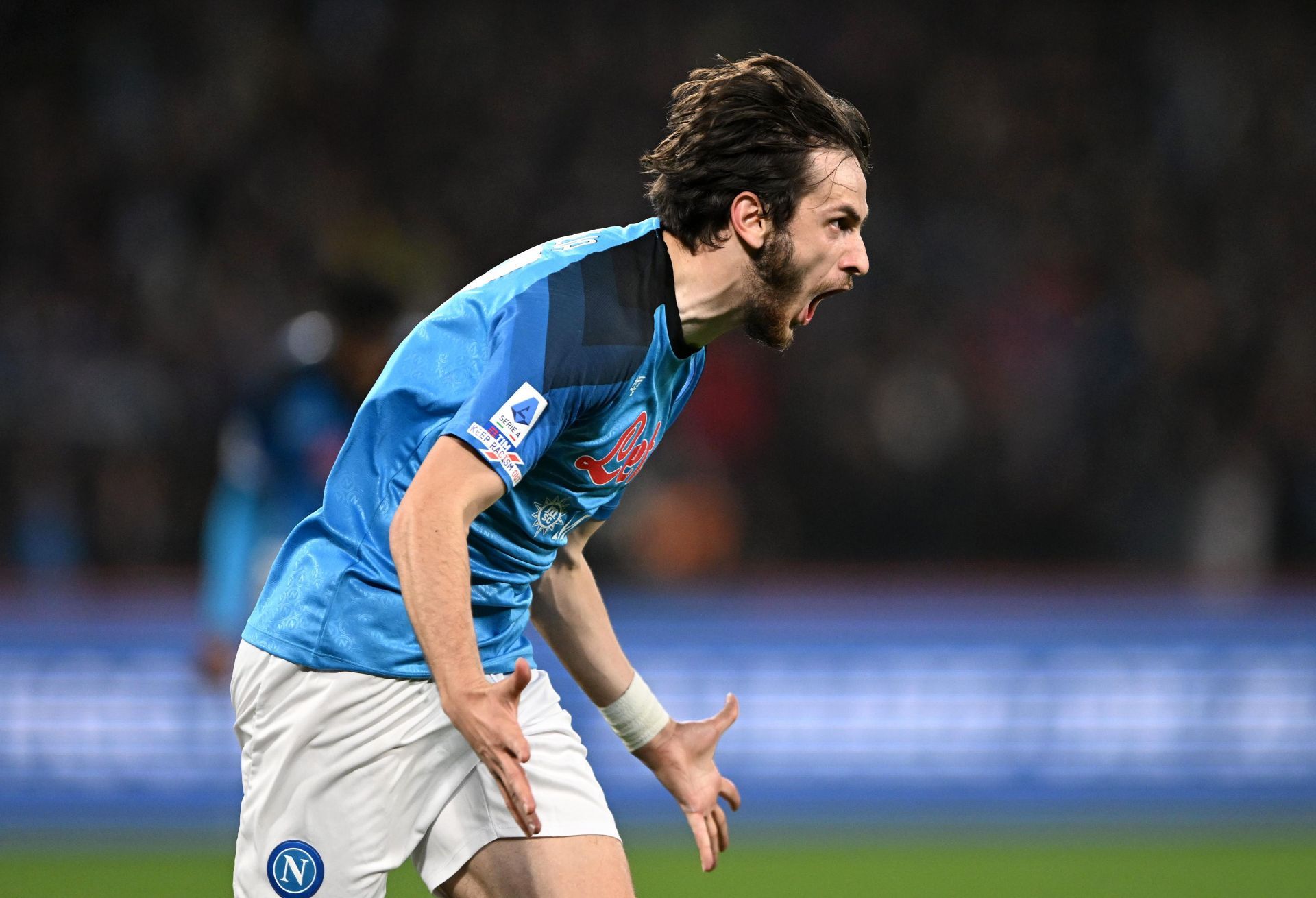 Kvicha Kvaratskhelia has gone from strength to strength this season at Napoli.