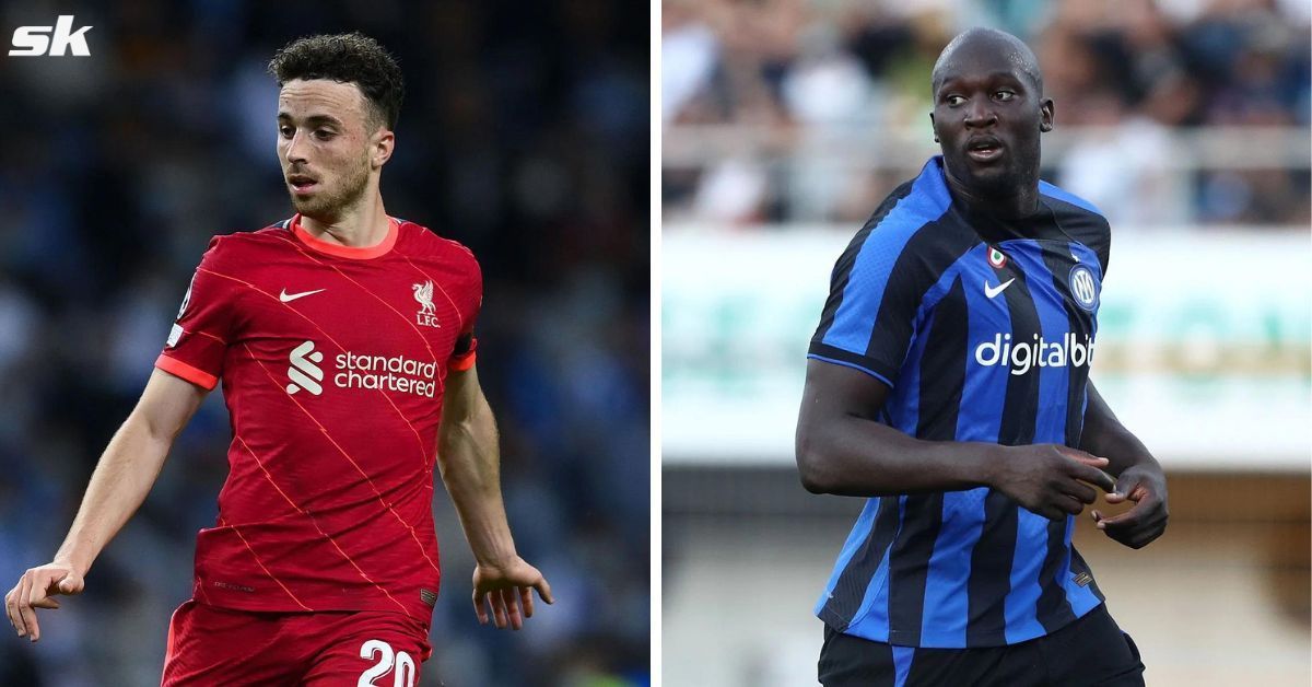 Diogo Jota (left) and Romelu Lukaku (right)