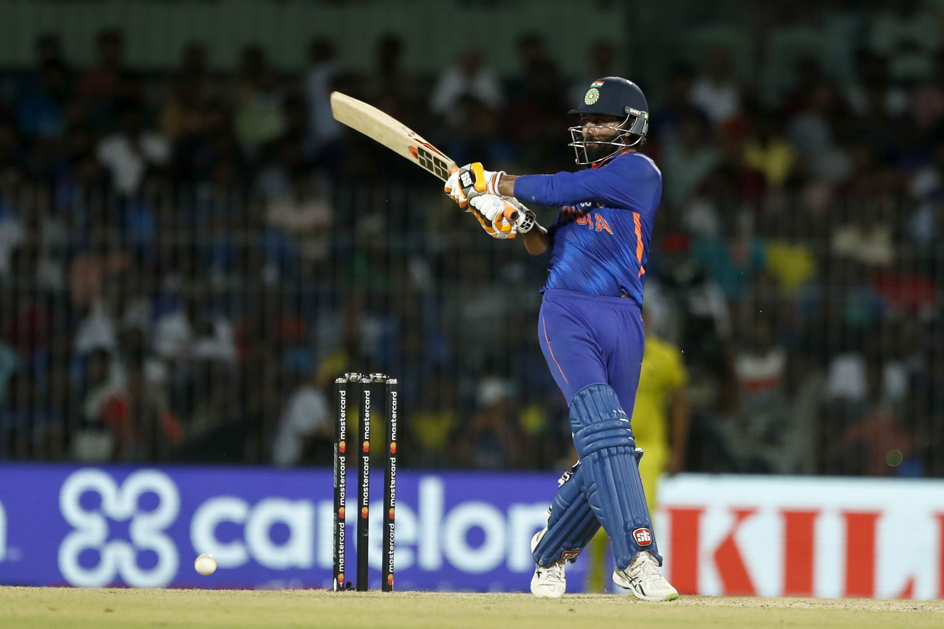 All-rounder Ravindra Jadeja during the ODI series against Australia. Pic: Getty Images