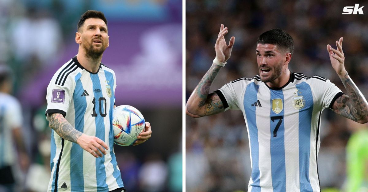 Rodrigo De Paul on Lionel Messi at the FIFA World Cup