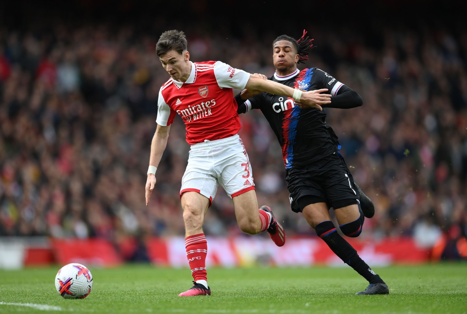 Kieran Tierney (left)&#039;s future at the Emirates is up in the air.