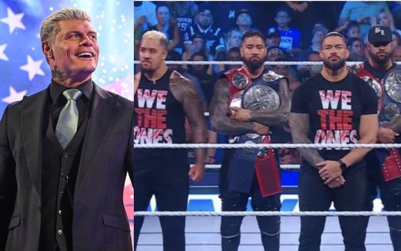 Cody Rhodes stunned The Bloodline at WWE Road to WrestleMania Live Event