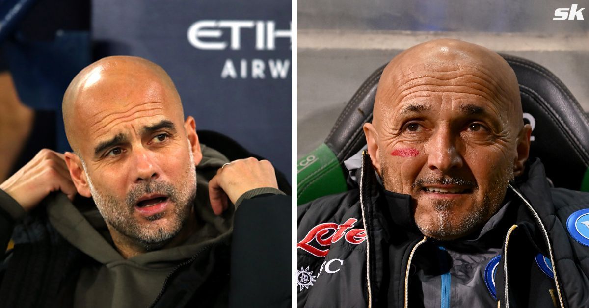 Luciano Spaletti hot back at Manchester City manager Pep Guardiola