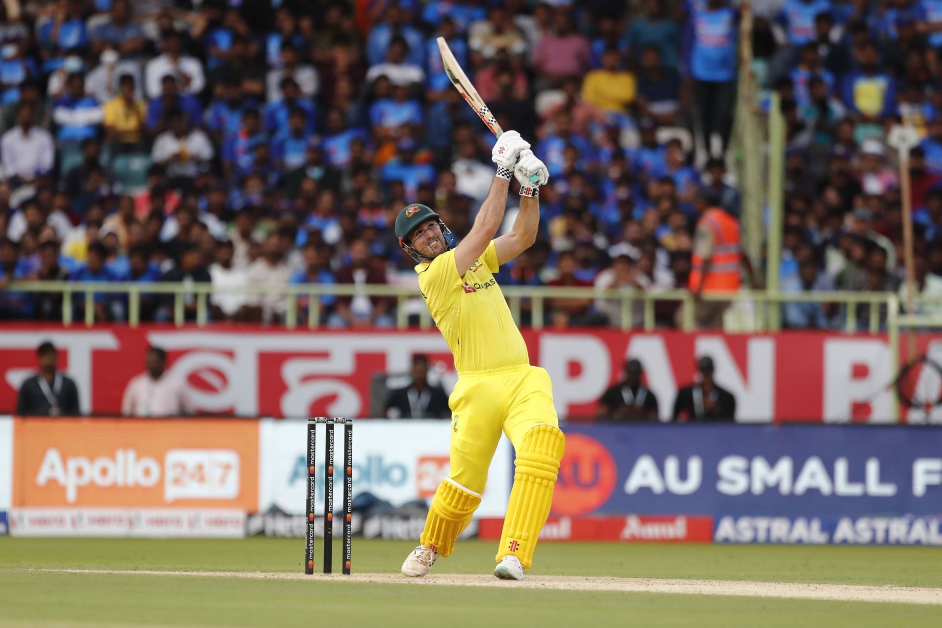 Mitchell Marsh slammed an unbeaten half-century. (Pic: Getty Images)