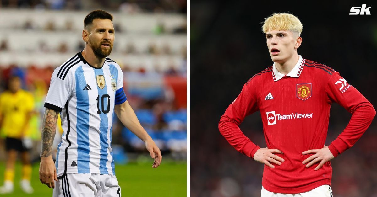 Lionel Messi and Alejandro Garnacho selected by Argentina.