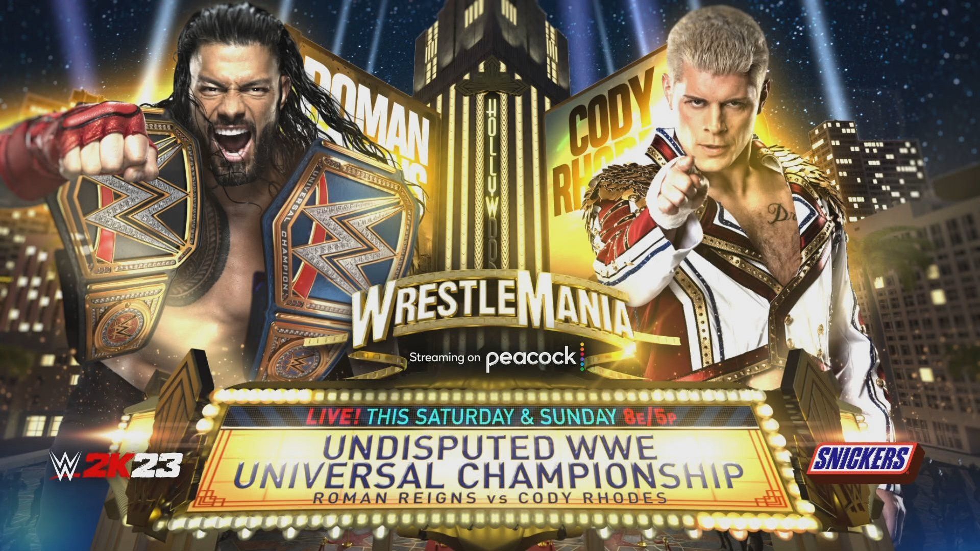Roman Reigns will face Cody Rhodes