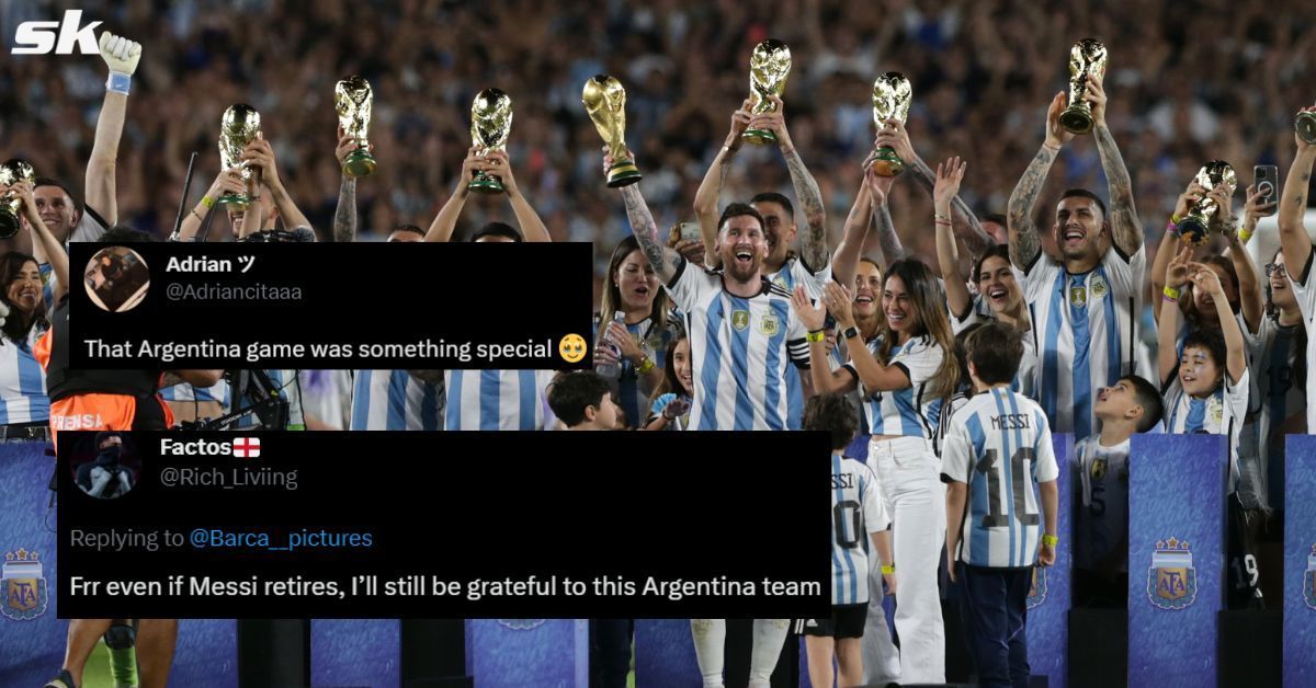 Fans have reacted to Argentina